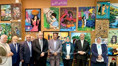إفتتاح المعرض الختامى للانشطه الصيفيه بتعليم الاسكندرية