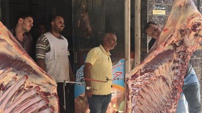حملات تفتيشية على محال الجزارة بأبوكبير في الشرقية