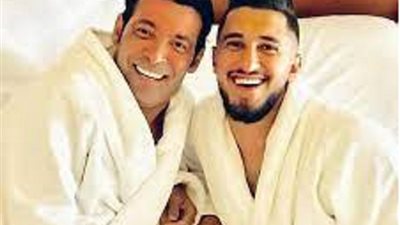 سعد الصغير يحتفل بعيد ميلاد ابنه