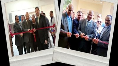 رئيس جامعة بنها يفتتح عيادات الأسنان بكليتى الهندسة والزراعة