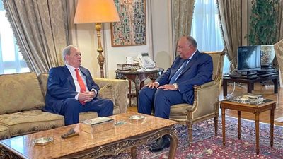 وزير الخارجية يستقبل رئيس المجلس الوطني الفلسطيني