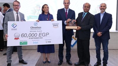 اختتام مسابقة هاكاثون التغير المناخى لطلاب جامعة مصر المعلوماتية
