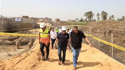 رئيس مياه أسيوط يتفقد أعمال إنشاء المعابدة المرشحة بتكلفة 220 مليون