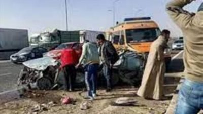 مصرع شاب في حادث تصادم ملاكي ونقل بالدقهلية