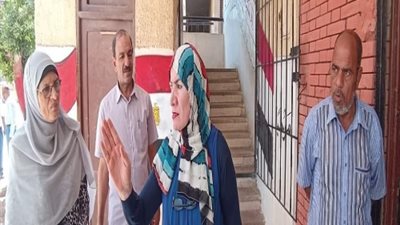 مدير تعليم القناطر الخيرية تستكمل متابعة انضباط المدارس