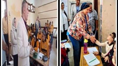 مدير ووكيل التعليم بالقليوبية يتابعان انتظام الدراسة بالخصوص والقناطر