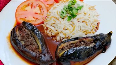 طريقة عمل شيخ المحشي بالباذنجان