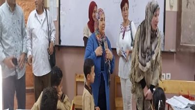 مدير تعليم القناطر الخيرية تحيل ادارة مدرسة باسوس الجديدة للتحقيق