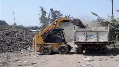حملة مكبرة للنظافة ورفع المخلفات من الشوارع بطوخ