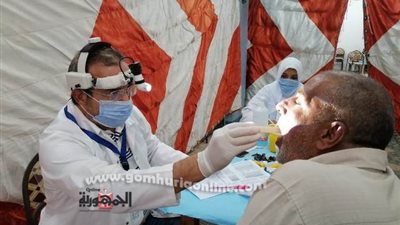 علاج ١٢٤٦ مواطنا بالمجان في قافلة طبية بدمياط