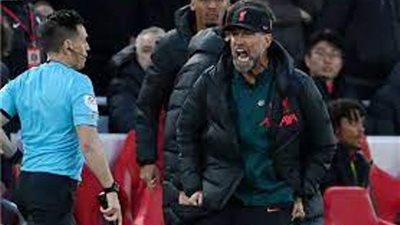 شاهد.. طرد يورجن كلوب في مباراة ليفربول ومانشستر سيتي