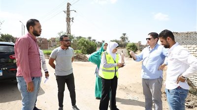 توصيل الصرف الصحي لمنازل قرية بني عدي ببنى سويف