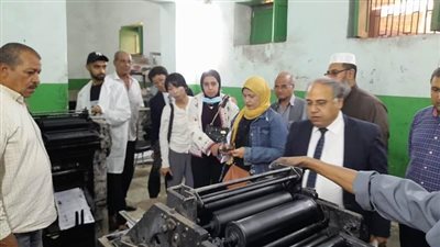 وفد كوري جنوبي يزور مركزي التدريب المهني وحي الكوثر بسوهاج ..صور