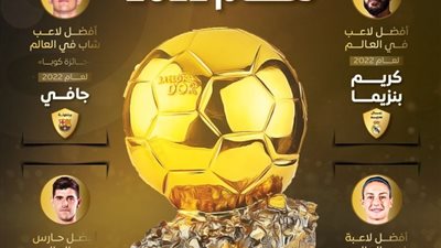 بالأرقام .. نقاط اللاعبين في الكرة الذهبية 2022
