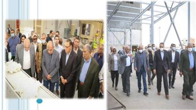 عصمت وغراب يتفقدان محلج الزقازيق ومعصرة زيت بذرة القطن