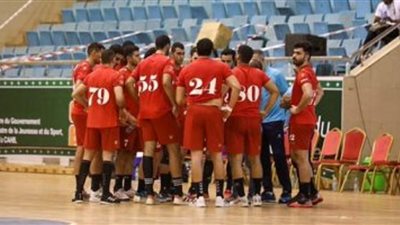 الأهلى يتأخر أمام ماجدبيرج الألمانى 18 / 17 بالشوط الأول