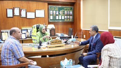 تعاون بين شركة المياه وجامعة بنى سويف