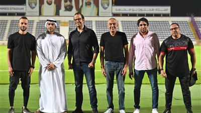 رئيس شركة برزينتيشن يزور بعثة الزمالك بالامارات