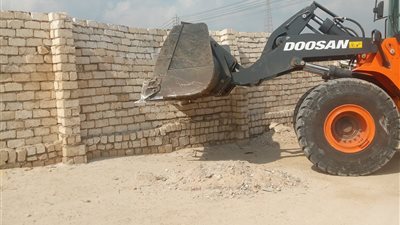 إزالة 327 حالة تعد ضمن الموجة 20 في بنى سويف..صور