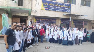 روتارى النزهه ينظم قافلة طبية لمنطقة جنايوتي الاسكندرية