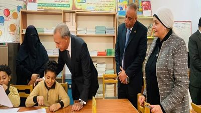 محافظ القليوبية يفتتح مجمع الخصوص المشتركة الإبتدائية