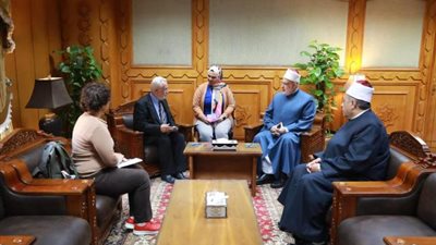 وكيل الأزهر يستقبل سفير كرواتيا بالقاهرة لبحث سبل التعاون