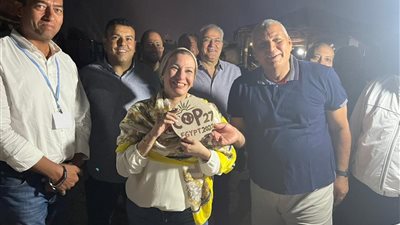 وزيرة البيئة تتفقد الاستعدادات النهائية داخل المنطقة الخضراء