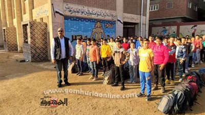 الفولي فى متابعة جديدة لمدارس قري إدارة تلا التعليمية