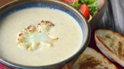طريقة عمل شوربة القرنبيط