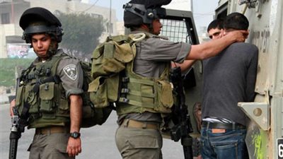 الاحتلال الاسرائيلي يعتقل 14 فلسطينيًا من الضفة الغربية