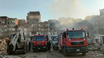 حريق هائل بجراش شركة مياه الشرب والسبب.. سيجارة