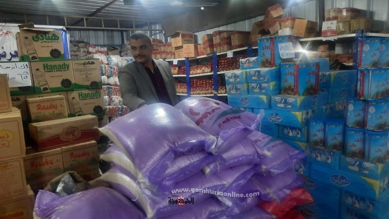 ضخ 200 طن أرز بمعارض