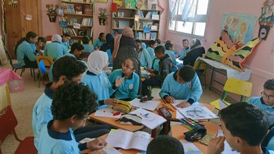 أنشطة فنية بثقافة السويس احتفالا بأعياد الطفولة وقمة المناخ ..صور
