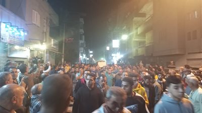 تشييع جثامين 7من أبناء قرية أوليلة بالدقهلية بينهم 6 من أسرة واحدة