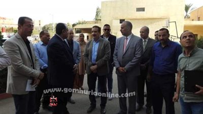 محافظ المنوفيةومديرالتعليم يتفقدان مدرسةالمتفوقين للعلوم والتكنولجيا