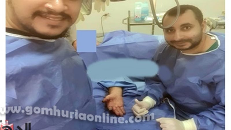 الفريق الطبى بقسم