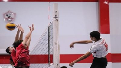 طائرة الزمالك يهزم سموحة 0/3 في دوري المرتبط