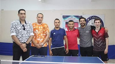فريق نادي المنيا لتنس الطاولة يفوز على استاد المنصورة