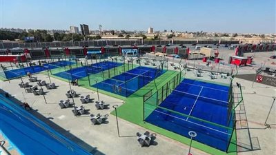 الأهلى يفتتح ملاعب البادل وفق أفضل المقاييس العالمية بالجزيرة - صور