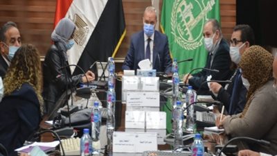 محافظ القليوبيةيستقبل وفد ممثلي الهيئة الإنجيلية لتنفيذ مبادرة ازرع
