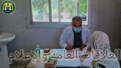 علاج ١٦٥١ حالة في القافلة الطبية في طوسون بالإسماعيلية