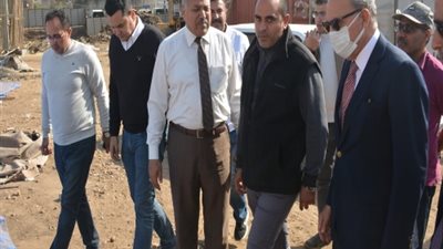 محافظ القليوبية يتفقد المشروع القومي حياة كريمة بشبين القناطر