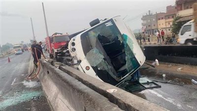 الامر بدفن ضحايا حادث أتوبيس عزبة النخل