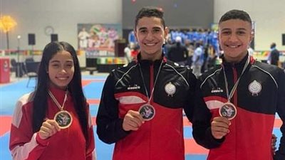 محافظ الشرقيةيُهنئ لاعبي منتخب مصر للكاراتيه ..صور