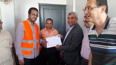 شهادة TSM لمحطتي مياه ابو قرقاص جنوب المدينه وعلي باشا المرشحة بمطاي