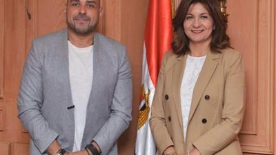 وزيرة الهجرة تستقبل أول عالم فضاء مصري يعمل بالوكالة الألمانية