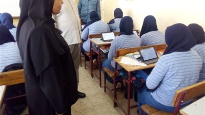 نسبة الاداء الاليكترونى لطلاب الصف الاول الثانوى 77.5% بتعليم الجيزة