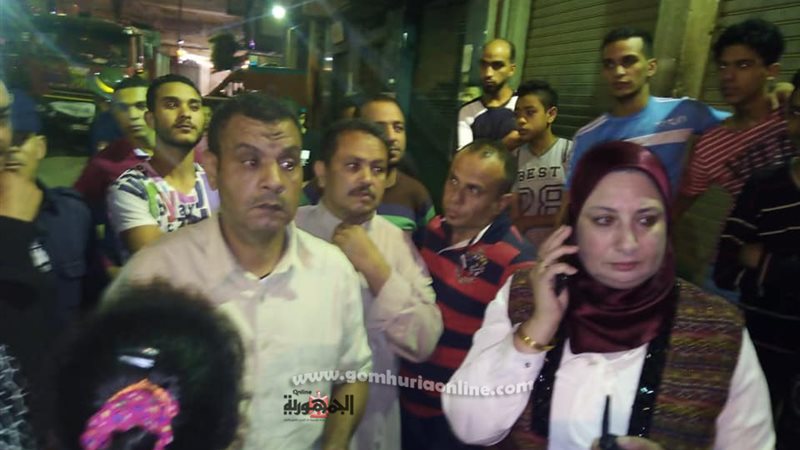 رئيسة حى الجمرك بموقع