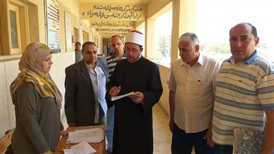 انتظام تصحيح الشهادتين الاعدادية والابتدائية الأزهرية بالمنوفية