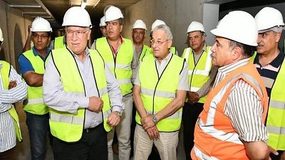 أنفاق جنوب بورسعيد تستعد لإستقبال زيارة الرئيس قريباً